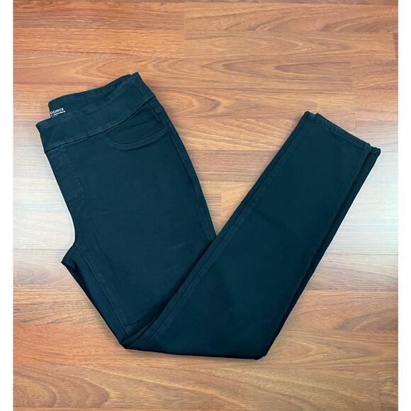 Chicos Jeggings Black Stretch Dark Wash Mid Rise Denim - Picture 2 of 8